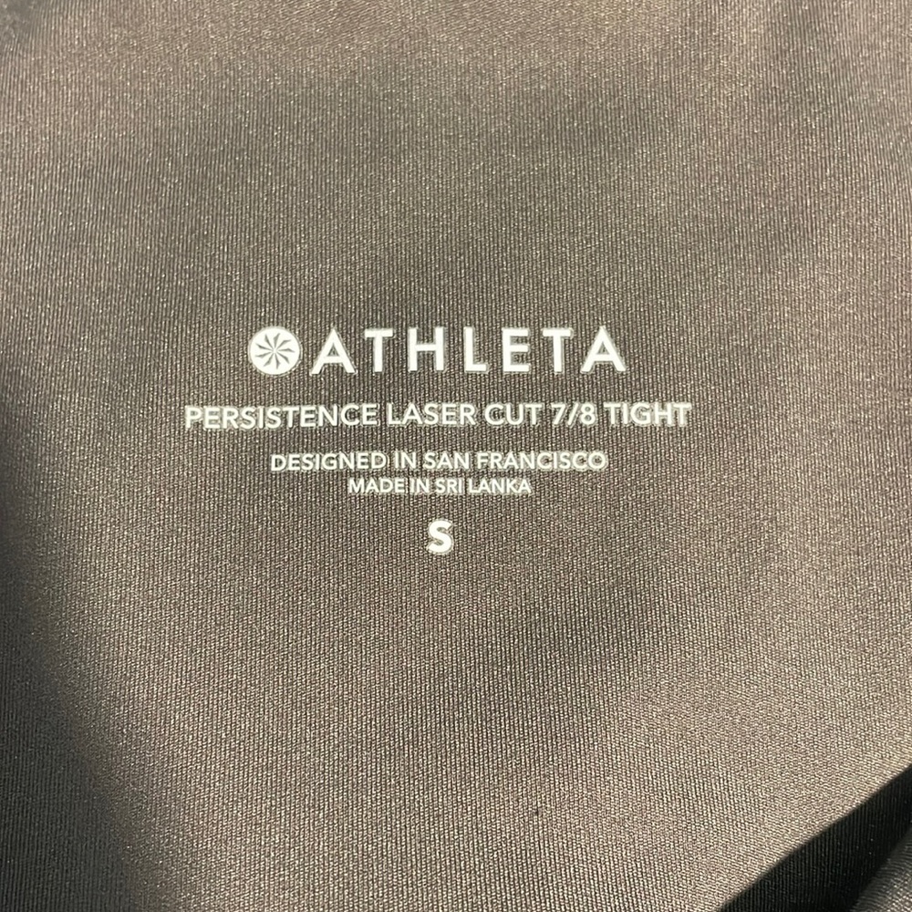 Athleta Persistence Laser Cut 7/8 Tight SZ S EUC - Picture 4 of 7